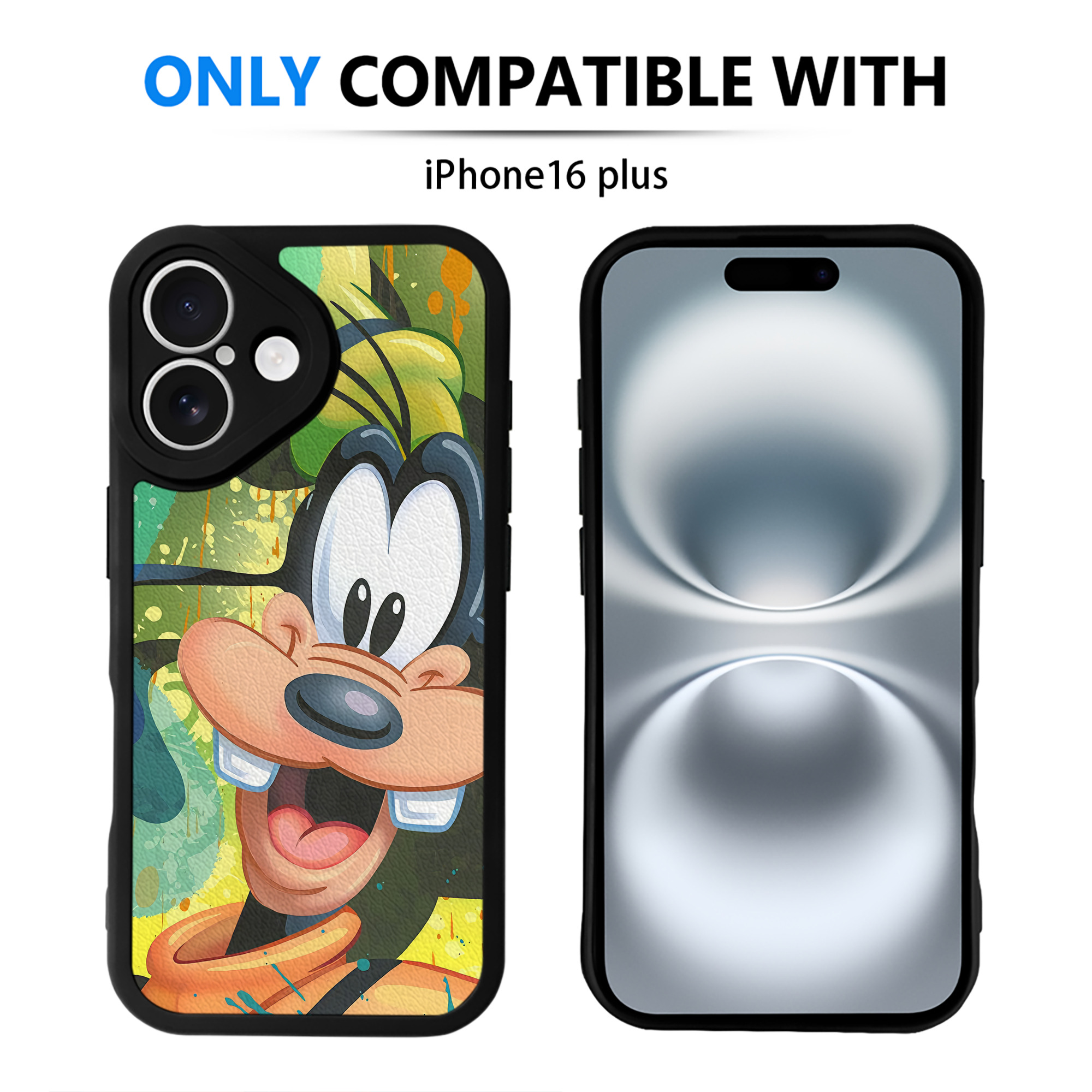 （画像用） ミッキーマウス Mickey Mouse 【iPhone 16シリーズ対応】シリコンスマホケース（レザー調） 材質：シリコン